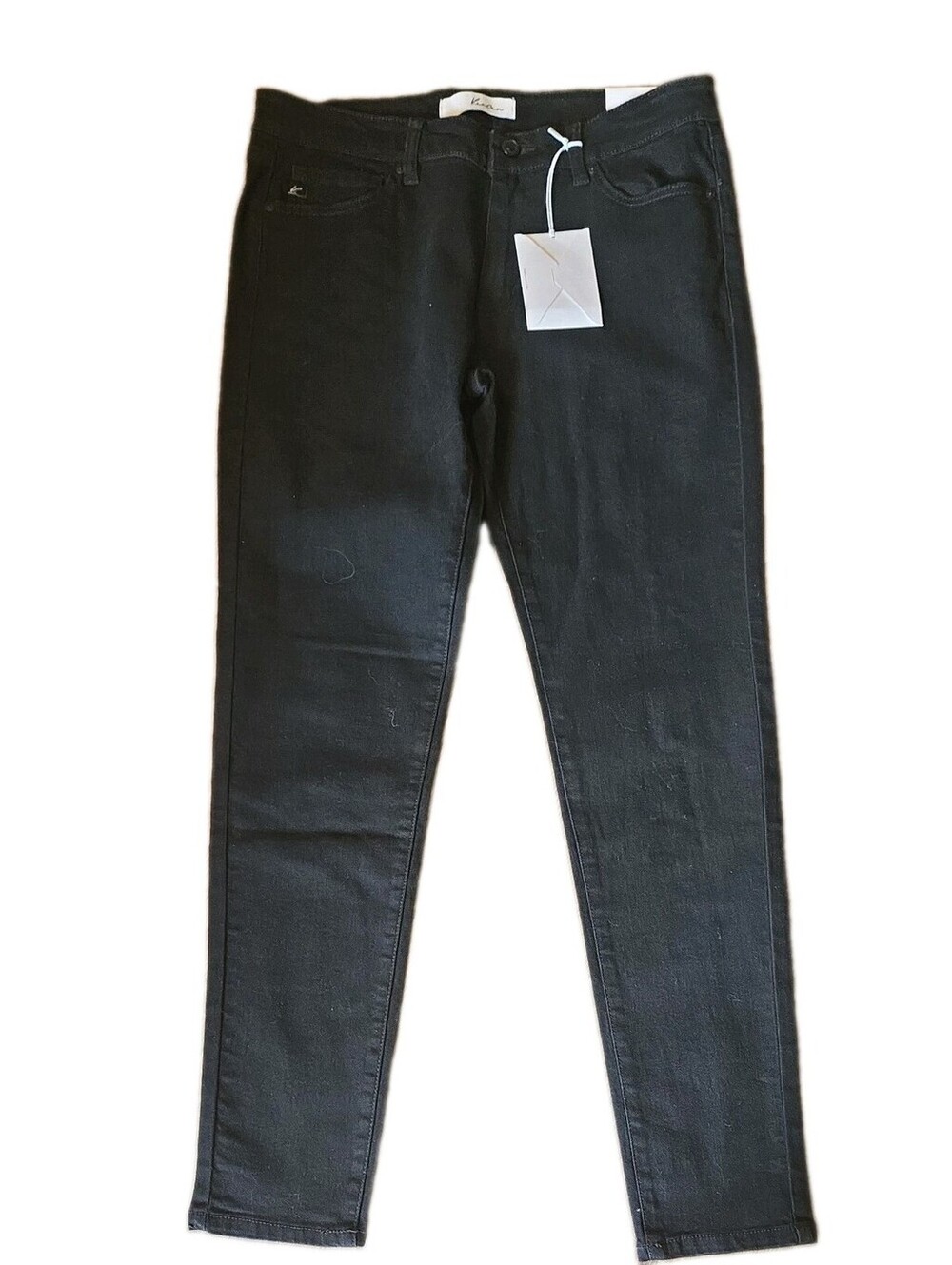 nwt Kancan Los Angeles Mid Rise Supper Skinny Black Jeans Sz 11/29